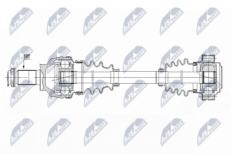 ПІВВІСЬ | BMW 5 E39 520I,523I,525I,528I,530I,535I 95-03 /ЗАД Л/П/ NTY NPWBM150