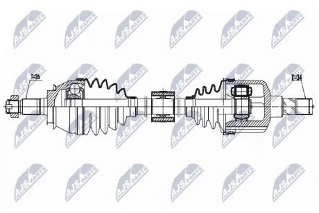 ПІВВІСЬ | MINI R56/R55/R57/R58/R59 COOPER D/S,JCW,ONE D 05-15 /ЛІВ,MTM/ NTY NPWBM157