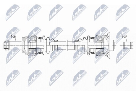 ПІВВІСЬ | BMW 5 F10/F11 520I,528I,528IXDRIVE,535IXDRIVE 11-, 640IXDRIVE F12/F13 13-, 6 GRAN COUPE 640IXDRIVE 13- /ЗАД,ПРАВ,ATM/ NTY NPWBM160