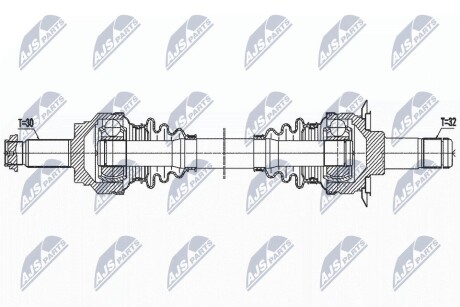 ПІВВІСЬ | BMW X5 E70 06-, X5 F15/F85 13-18, X6 E71/E72 07-, X6 F16/F86 14-19 /ЗАД,ATM, Л/П/ NTY NPWBM162 (фото 1)