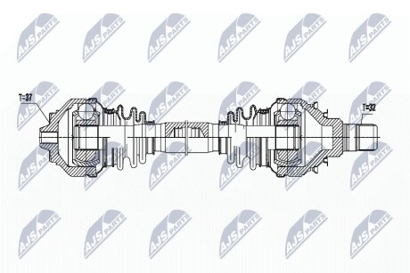 ПІВВІСЬ | BMW M5 F10 / COMPETITION 560/575/600KM 11-, M6 COUPE F13/KABRIOLET F12/GRAN COUPE F06 / COMPETITION 12- /ЗАД,ЛІВ,ATM/ NTY NPWBM175