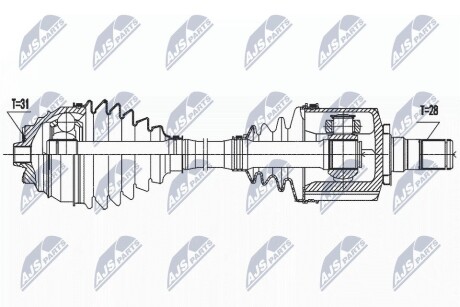 ПІВВІСЬ | BMW X1 F48 SDRIVE/XDRIVE / X2 SDRIVE/XDRIVE F39 18D,20D,20I,25D,25I, 2 ACTIVE TOURER F45/GRAN TOURER F46 2WD 4WD 218D,220D,220I,225I 13-, MINI COUNTRYMAN F60/CLUBMAN F54 COOPER S,D NTY NPWBM186