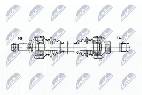 ПІВВІСЬ | BMW 3 F3#,F8# 325D,330D,330D XDRIVE,335DXDRIVE 12-, 3GT 320DXDRIVE,325D,330D 13-, 1 F20/F21 125D 12-, 4 F3# 425D,430D,430D XDRIVE,435D XDRIVE 13- /ЗАД,ЛІВ,ATM,MTM/ NTY NPWBM195