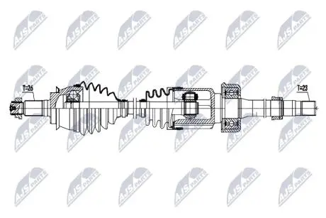 ПОЛУОСЬ NTY NPWBM204