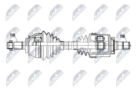 ПОЛУОСЬ NTY NPWBM206