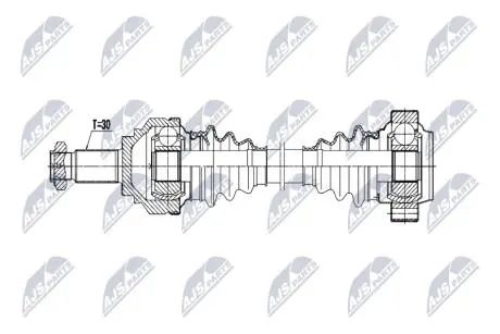 ПОЛУОСЬ NTY NPWBM207