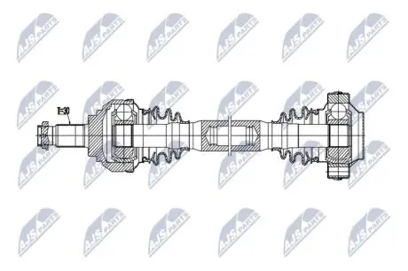 Автозапчасть NTY NPWBM216