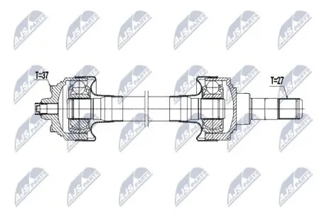 Автозапчасть NTY NPWBM227