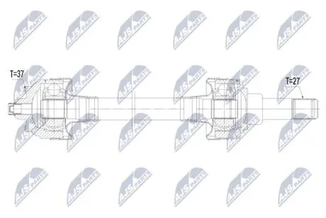 Автозапчасть NTY NPWBM240