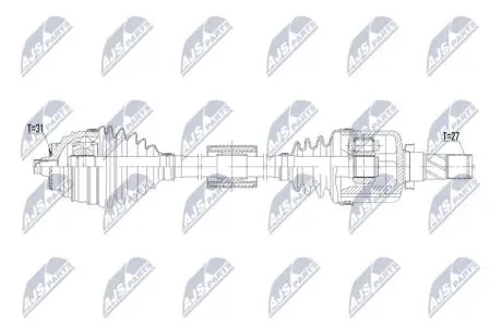Автозапчасть NTY NPWBM255