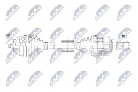 Автозапчасть NTY NPWBM256