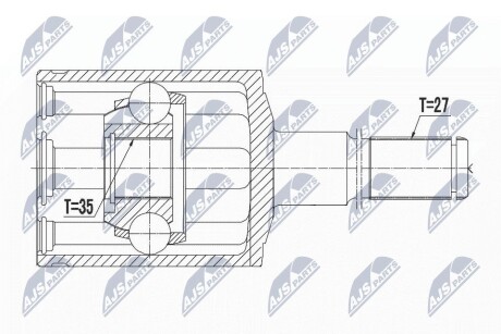 Внутренний шрус jeep grand cherokee 10 dodge nitro 0712,05189279aa NTY NPWCH028