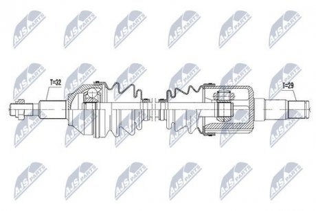 ПІВВІСЬ | DODGE JOURNEY 08-, AVENGER 08- /ЛІВ/ NTY NPWCH034