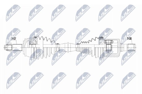 Приводной вал jeep renegade, NPW-CH-042 NTY NPWCH042