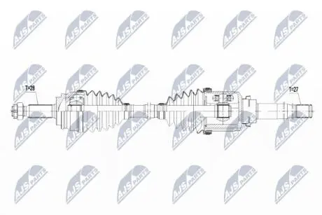 ПІВВІСЬ | JEEP COMPASS 4WD 2.4 -14 /ATM,ПРАВ/ NTY NPWCH064