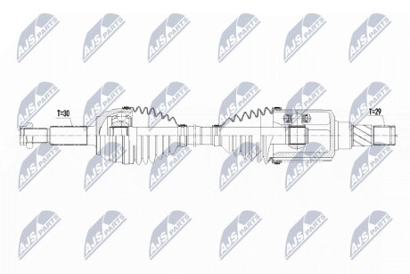 ПІВВІСЬ | TESLA MODEL X 60D/75D/90D/100D/P90D/P100D 15- /ЛІВ,ПЕРЕД/ NTY NPWCH074