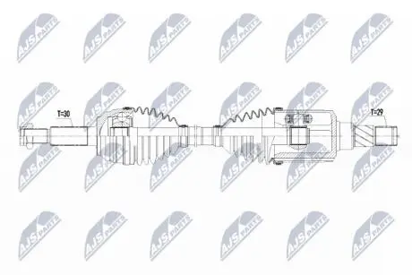 ПІВВІСЬ | TESLA MODEL X 60D/75D/90D/100D/P90D/P100D 15- /ЛІВ,ПЕРЕД/ NTY NPWCH074