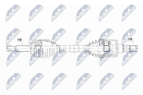 ПІВВІСЬ | TESLA MODEL X 60D/75D/90D/100D/P90D/P100D 15- /ЗАД,Л/П/ NTY NPWCH078