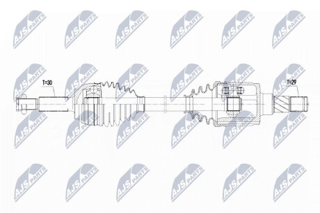 ПІВВІСЬ | TESLA MODEL S 60/60D/70/70D/75/75D/85/85D/90D/100D/P85D,P90D/P100D 14- /ЗАД,Л/П/ NTY NPWCH080