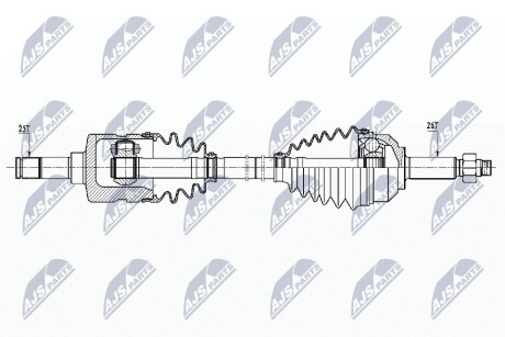 ПІВВІСЬ | CHRYSLER PACIFICA 3.5 2WD/AWD 03-, 3.8 2WD/AWD 04- /ПЕРЕД,ЛІВ/ NTY NPWCH104 (фото 1)