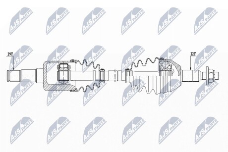 ПІВВІСЬ | CHRYSLER PACIFICA 4.0 2WD/AWD 07- /ПЕРЕД,ЛІВ/ NTY NPWCH108