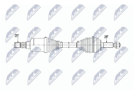 Приводной вал (полуось) tesla model s 60 передний,103061500a NTY NPWCH118