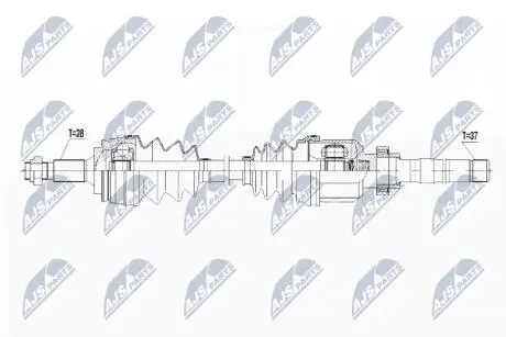 ПІВВІСЬ | CITROEN C4 PICASSO/GRAND PICASSO II 1.6HDI 13- /ПРАВ,ML6C/MLP/ NTY NPWCT073