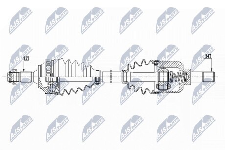 ПІВВІСЬ | CITROEN BERLINGO 96-05, PEUGEOT PARTNER 96-05, CITROEN XSARA/ZX /ЛІВ/ NTY NPWCT075