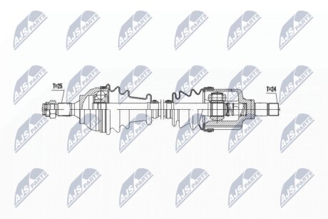 ПІВВІСЬ | CITROEN C4 PICASSO / GRAND PICASSO 2.0HDI 06- /ЛІВ,SEMI ATM/ NTY NPWCT139