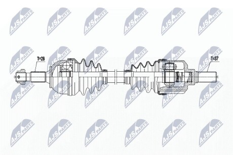 ПІВВІСЬ | CITROEN DS5 11-, DS5 15- /ЛІВ,ATM/ NTY NPWCT141