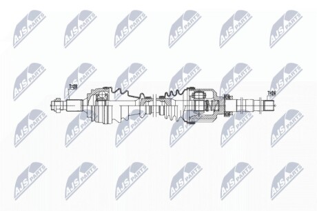 ПІВВІСЬ | CITROEN 1.6VTI 120KM C4II 13-, C4 PICASSO/GRAND PICASSO 13- /ПРАВ, MTM 5B/ NTY NPWCT143