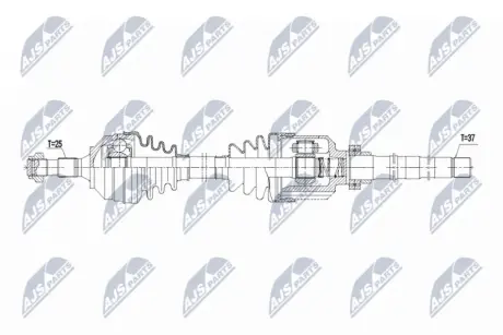 ПОЛУОСЬ NTY NPWCT152