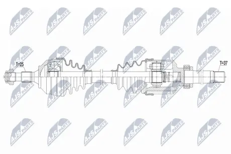 ПОЛУОСЬ NTY NPWCT155