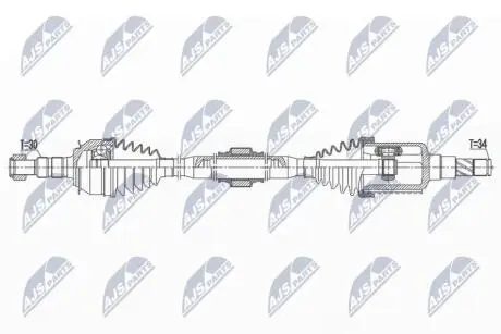ПІВВІСЬ | CHEVROLET ORLANDO 1.4T,1.8 11- /ПРАВ,MTM/ NTY NPWDW035