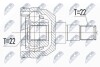 ШАРНІР РІВНИХ КУТОВИХ ШВИДКОСТЕЙ | CHEVROLET AVEO/DAEWOO KALOS 1.2I 16V 08- /Л/П/ NTY NPWDW044 (фото 1)