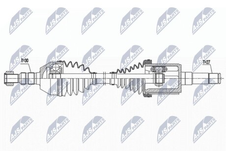 ПІВВІСЬ | CHEVROLET CRUZE 2.0CDI 09- /ЛІВ,ATM/ NTY NPWDW049