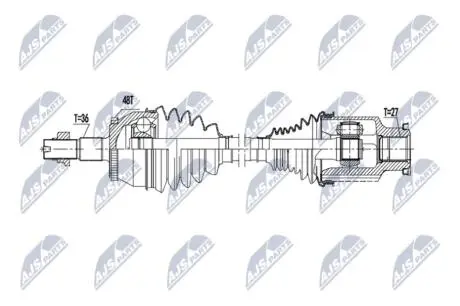 Автозапчасть NTY NPWDW065