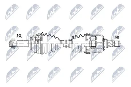 Автозапчасть NTY NPWDW067