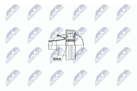 ШАРНІР РІВНИХ КУТОВИХ ШВИДКОСТЕЙ | FORD ENG.4.0 V6 EXPLORER 97-05, RANGER 98-10, LINCOLN AVIATOR 02-05, MERCURY MOUNTAINEER 97-05 NTY NPWFR070