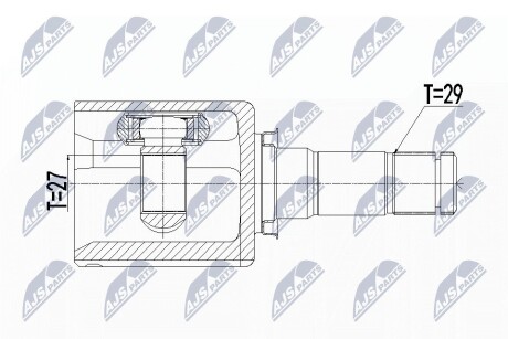 Внутренний шрус ford ranger 2.2tdci 3.2tdci 11,1749219 NTY NPWFR087