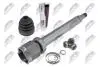 Внутренний шрус ford 1.6 1.6ti focus310,1306051 NTY NPWFR114 (фото 2)