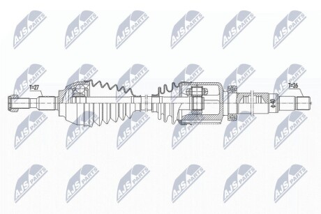 ПІВВІСЬ | FORD MONDEO V 2.0TDCI 14- /ПРАВ,MTM/ NTY NPWFR115