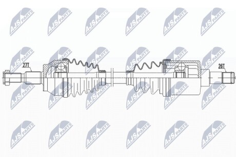 ПІВВІСЬ | FORD FOCUS III ST 2.0T 12-, RS 2.3T 15- /ЛІВ, MTM 6B/ NTY NPWFR129