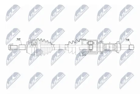 ПОЛУОСЬ NTY NPWFR178