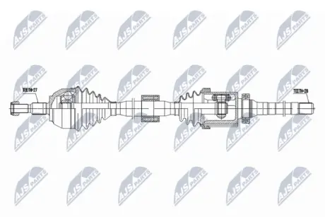 ПОЛУОСЬ NTY NPWFR184