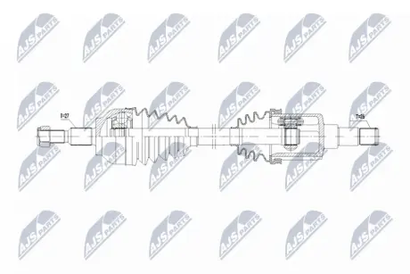 ПОЛУОСЬ NTY NPWFR211