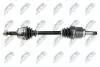 ПІВВІСЬ | FIAT 1.3JTD GRANDE PUNTO 199 05-, PUNTO EVO 08-, PUNTO 1.3JTD, 1.4 12-, IDEA 1.3JTD 06-11, LANCIA 1.3JTD YPSILON/MUSA 04-06 /ЛІВ, KOMPLETNA Z PRZEGUBEM WEWNКTRZNYM/ NTY NPWFT021 (фото 2)