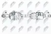 ПІВВІСЬ | FIAT 500 0.9,1.4,1.3JTD 07-, FORD KA 1.3TDCI 08- /ЛІВ/ NTY NPWFT075 (фото 1)