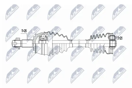 ПОЛУОСЬ NTY NPWFT091