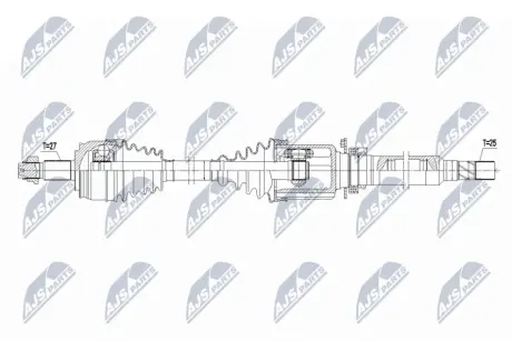 ПОЛУОСЬ NTY NPWFT094